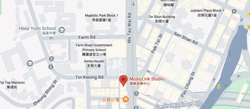 MusicLink Studio 土瓜灣德信商場地圖位置